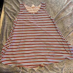LuLaRoe Multicolor Striped Tank Top